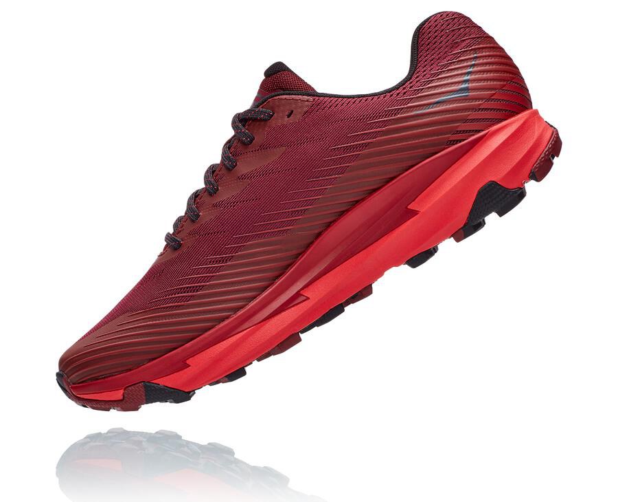 Hoka Australia One One Torrent 2 - Mens Trail Shoes Red - MHQKO-3954